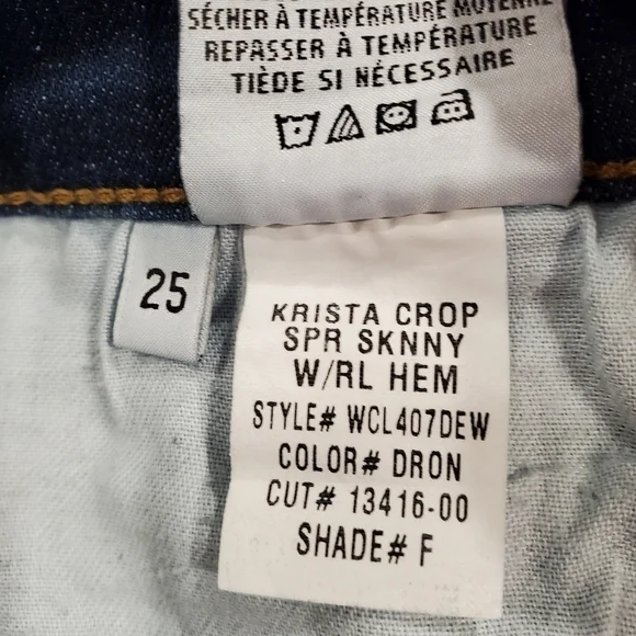 Hudson Krista Crop Skinny Jeans Release Hem - Picture 8 of 8